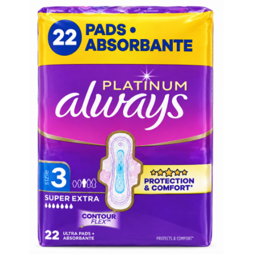 Гігієнічні прокладки Always Platinum Super Extra, 22 шт.